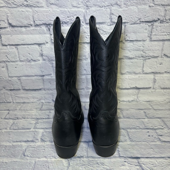 ARIAT Heritage Western Cowboy Boot 10002218 Black Leather R Toe Men's size 14 EE - Picture 5 of 16